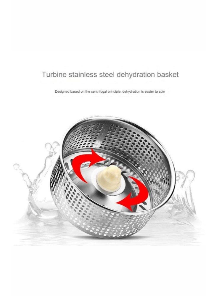 Ayda مجموعة دلو وممسحة دوارة بزاوية 360 درجة وردي 45 سم - Image 4