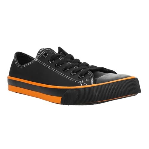 HARLEY DAVIDSON Harley-Davidson Men's Roarke, Blk/Orange Vulcanized Lowcut, 7.5 - Image 3