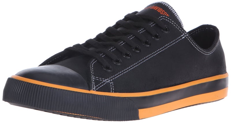 HARLEY DAVIDSON Harley-Davidson Men's Roarke, Blk/Orange Vulcanized Lowcut, 7.5 - Image 1