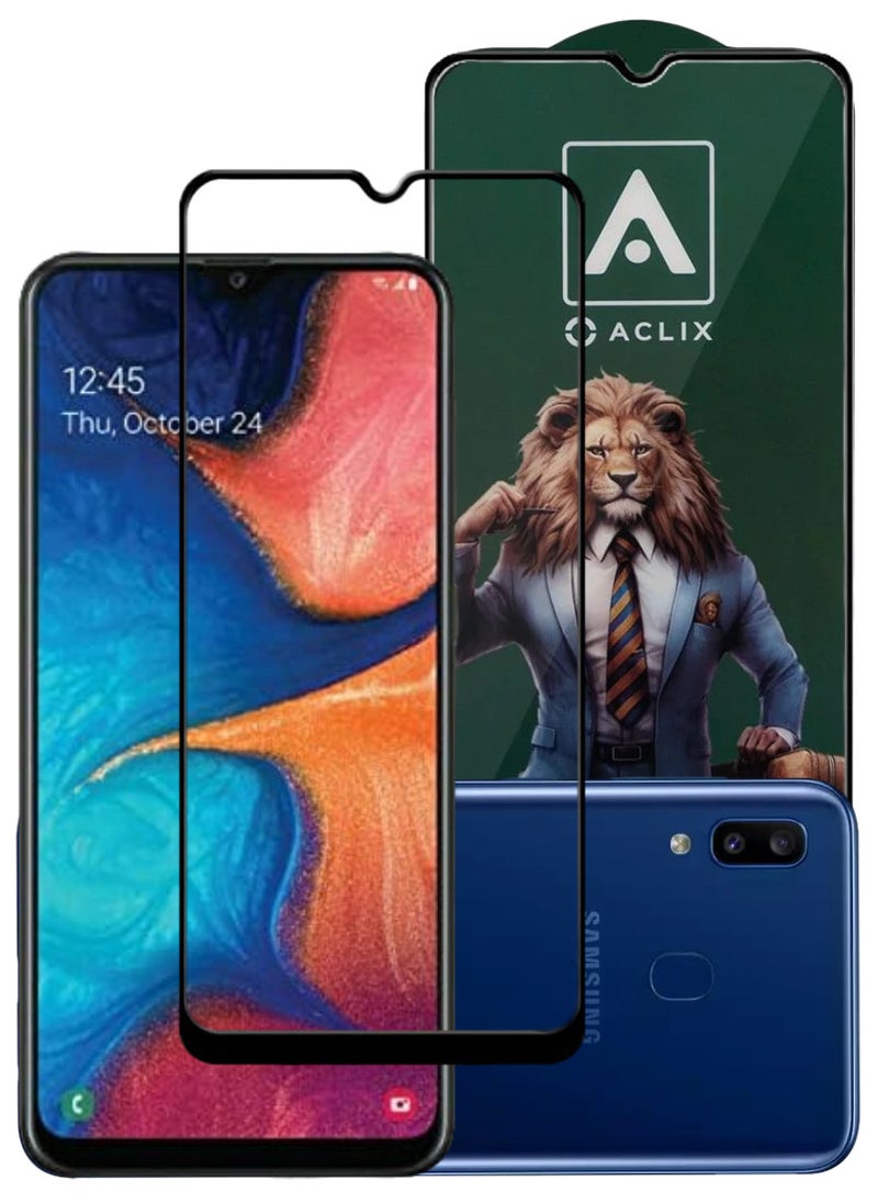 ACLIX Antistatic ESD Dustproof Premium Quality High Definition Tempered Glass Screen Protector Designed For Samsung Galaxy A20 - Image 1