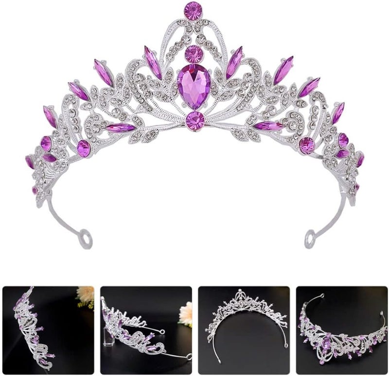 cheekyglo Rhinestone Headband Decorative Bride Headdress Delicate Festival Headband - Image 3