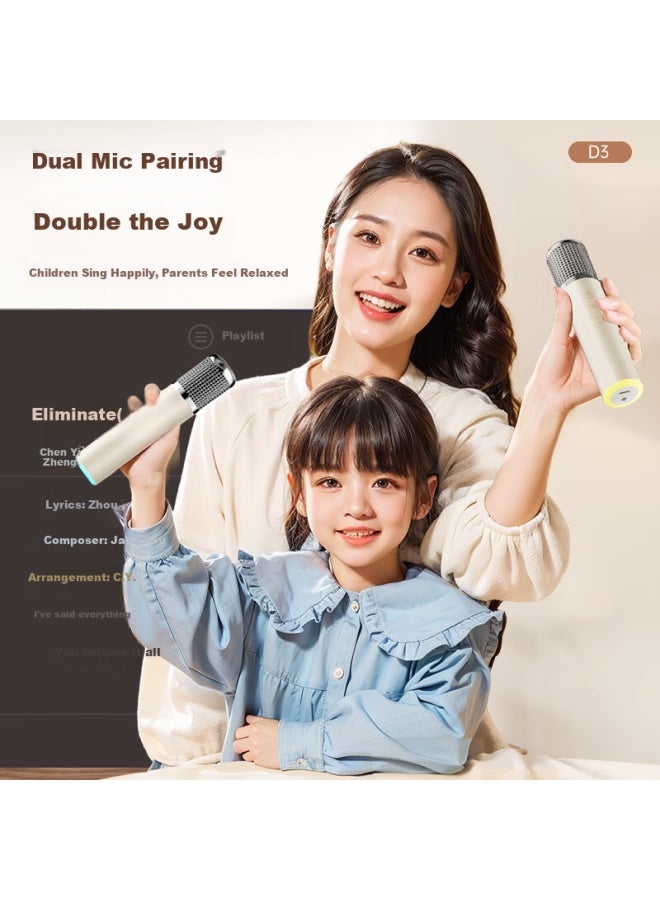 The Good Shepherd Good Shepherd K Song Microphone Speaker Integrated With Sound Card Home Ktv Set Wireless Bluetooth Speaker Singing Artifact Integrated Children's Entertainment Karaoke Outdoor Home Use - Image 2