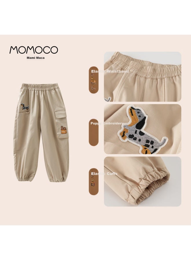 Momoco Children's Pants, Autumn And Winter Boys' Trousers, Trendy Casual Pants - Image 2