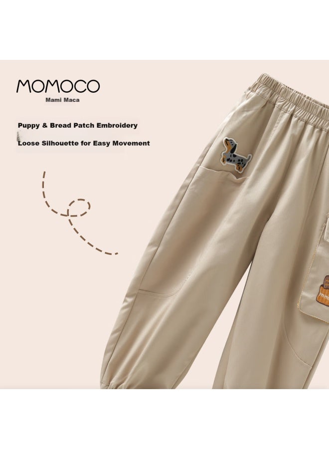 Momoco Children's Pants, Autumn And Winter Boys' Trousers, Trendy Casual Pants - Image 1