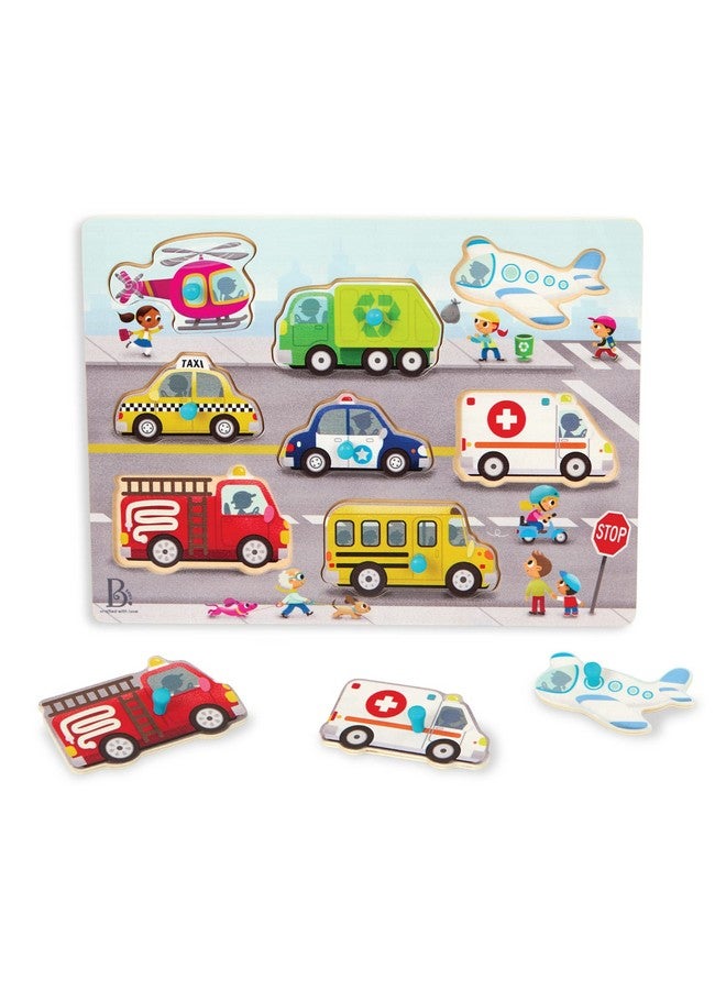 B. Toys (أكتوبر الجديد) ب. لغز خشبي - مركبة النقل (الوحدة 2) - Image 1