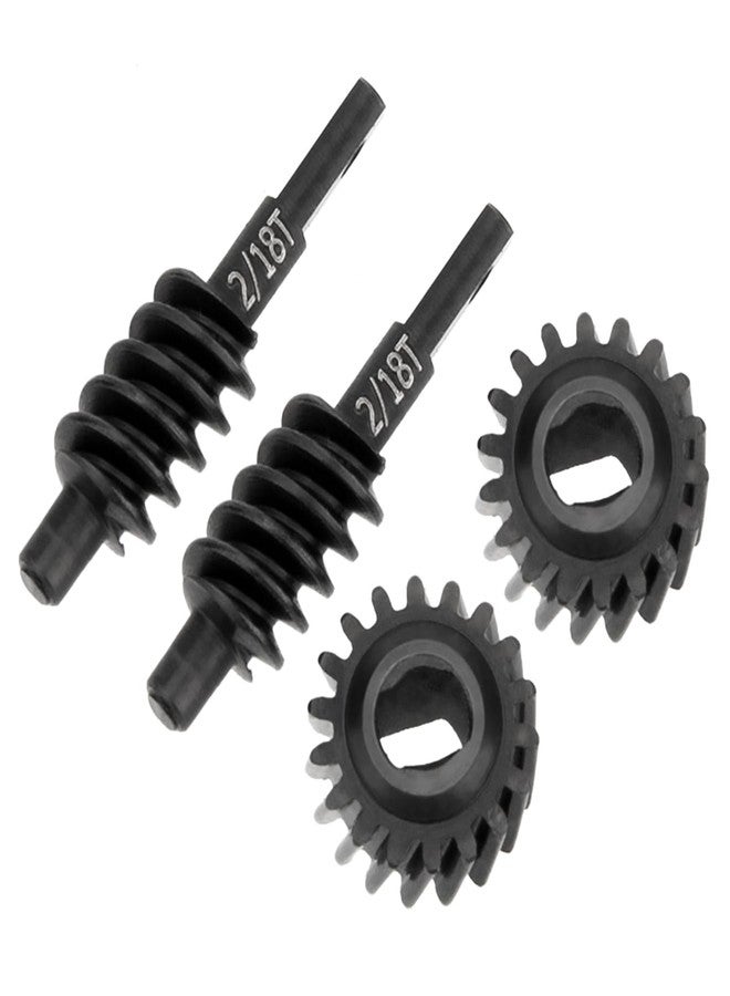 MEUS Racing SCX30 Differential Gear Worm Gear Set for 1/30 Axial SCX30 RC Crawler Upgrades, 2 Sets (2/18T, Underdrive 11.1%) - Image 1