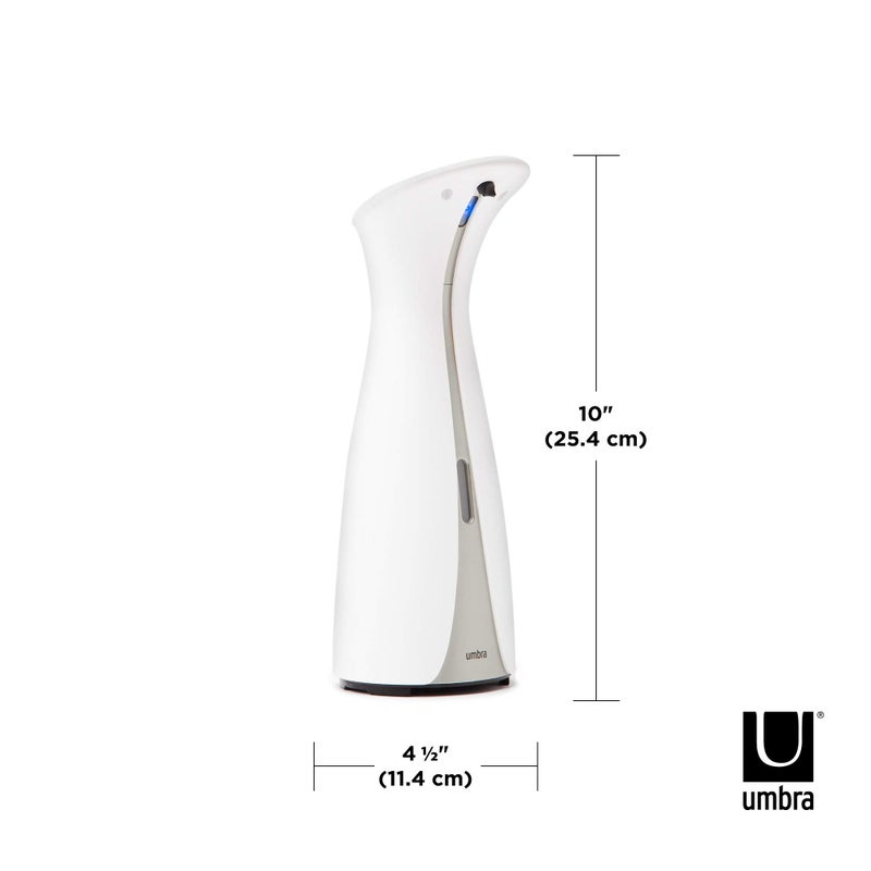 Umbra Otto Automatic Soap Dispenser Touchless, Hands Free Pump for Kitchen or Bathroom, 8.5 Fl Oz, White - Image 2