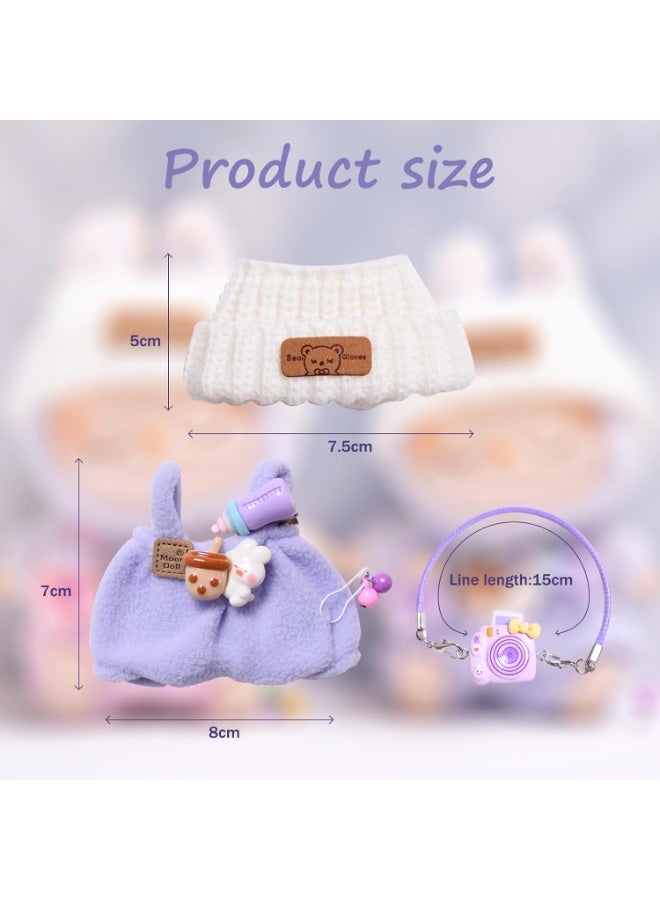 JOGAMS Clothes for Labubu Doll Labubu Plush Pullover Clothing Doll Clothes for Labubu Clothes for 17 cm Labubu Doll and Other Dolls  - Image 2