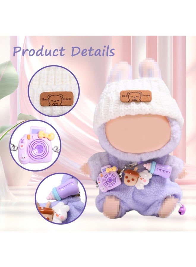 JOGAMS Clothes for Labubu Doll Labubu Plush Pullover Clothing Doll Clothes for Labubu Clothes for 17 cm Labubu Doll and Other Dolls  - Image 3
