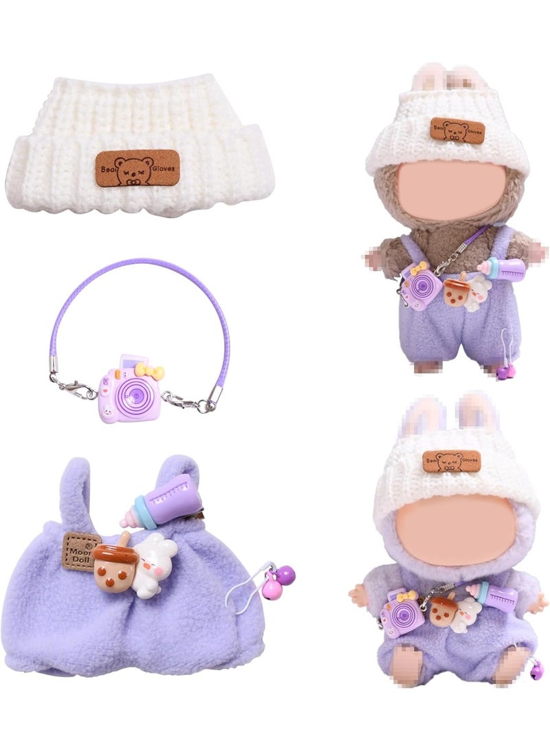 JOGAMS Clothes for Labubu Doll Labubu Plush Pullover Clothing Doll Clothes for Labubu Clothes for 17 cm Labubu Doll and Other Dolls  - Image 1