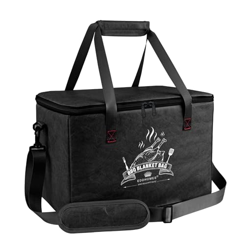 EddHomes BBQ Blanket for Resting Meat Reusable Insulated Brisket Resting Blanket Large Capacity BBQ Meat Blanket Bag with Adjustable Shoulder Strap Smoker Meat Insulated Resting Bag for BBQ Meat - Image 1