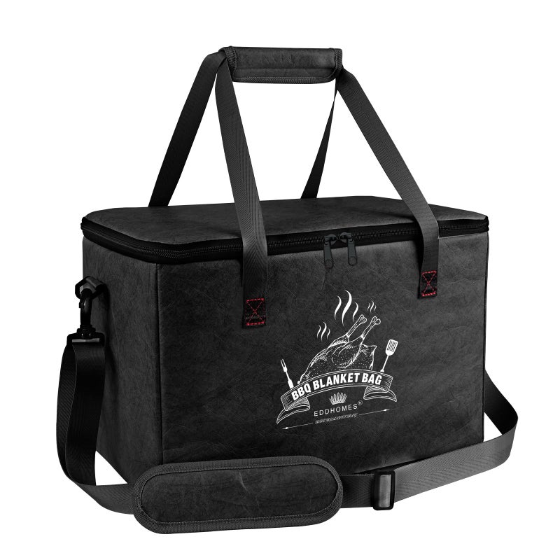 EddHomes BBQ Blanket for Resting Meat Reusable Insulated Brisket Resting Blanket Large Capacity BBQ Meat Blanket Bag with Adjustable Shoulder Strap Smoker Meat Insulated Resting Bag for BBQ Meat - Image 2