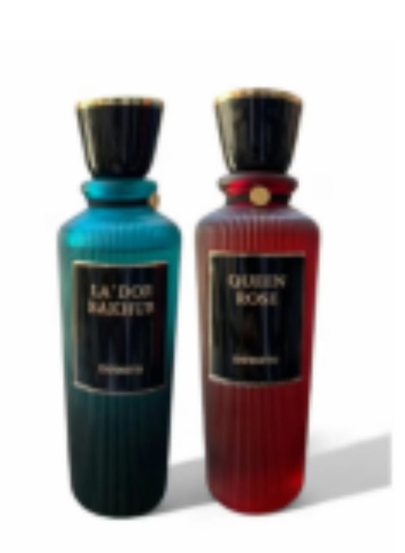 انفينيتو مجموعة عطرين إنفينتو, لادور بخور, كوين روز, أو دي بارفيوم للجنسين (2 في 200مل) - Image 2