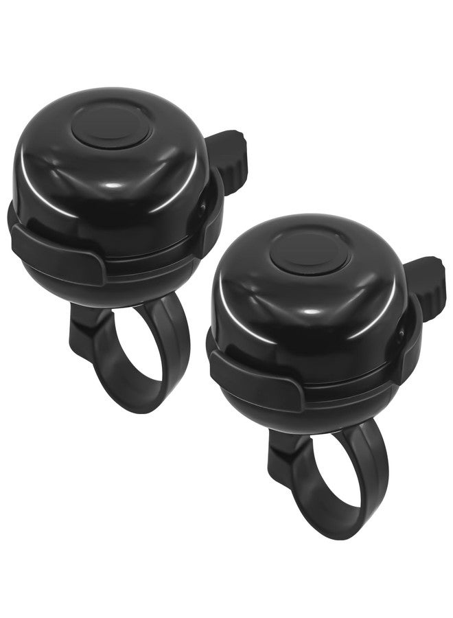 FOJOO 2 Pack Bike Bells for Adults, Loud Crisp Clear Sound, Durable Aluminum Alloy, Bicycle Bell for Adult Bikes, Easy to Install Cycling Accessories for Mountain Road and Commuter Safety - Image 1