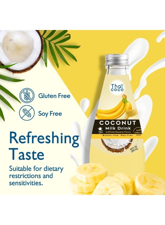 Thai Coco Coconut Beverage Banana Flavor 280 ml - Image 4