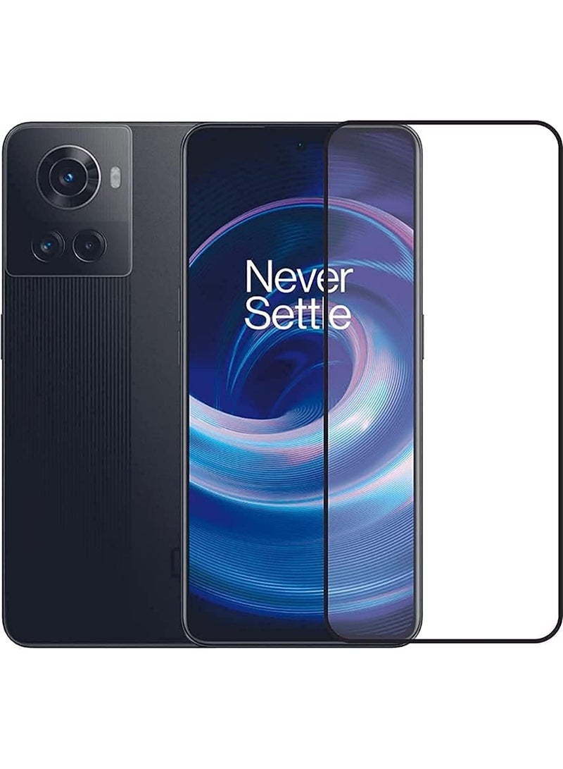 ميجوفاست واقي شاشة زجاجي مقوى لهاتف OnePlus 10T، تغطية كاملة من الحافة إلى الحافة بإطار أسود - صلابة 9H، وضوح عالي الدقة، مقاوم للخدش، خالٍ من الفقاعات - Image 3