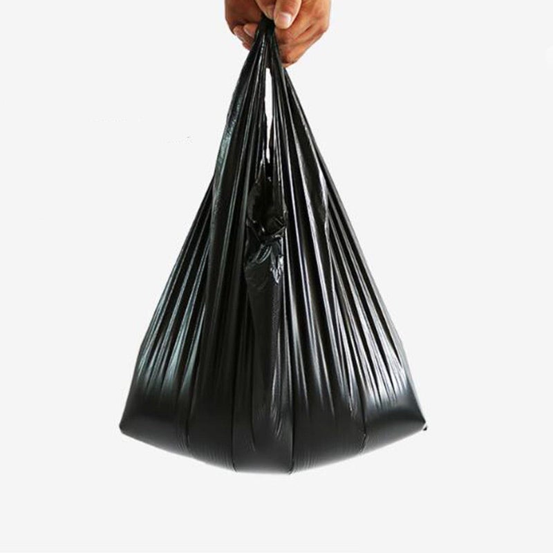 أكياس قمامة سيارات صغيرة قابلة للتخلص منها 200 قطعة أسود 18x26 سم للتخلص من النفايات الصحية لسيارة السفر - Image 5