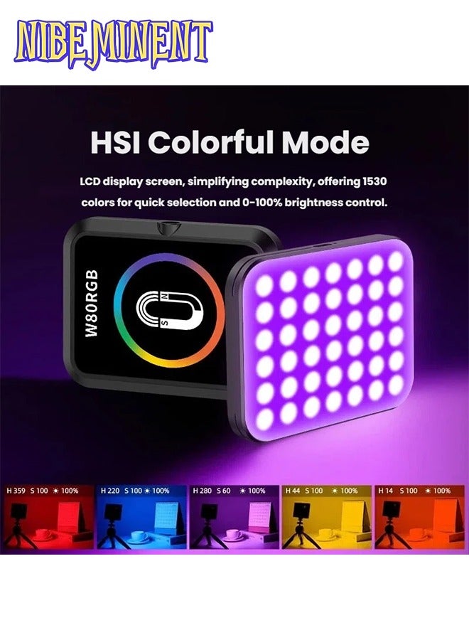 NIBEMINENT Magnetic Selfie Light, Rechargeable 60 LED Fill Light with Phone Clip/Cold Shoe, Adjusted 3 Light Modes Phone Light Clip for Magsafe, TikTok, Video Recording, Live Stream,Makeup, Camera, Laptop - Image 3