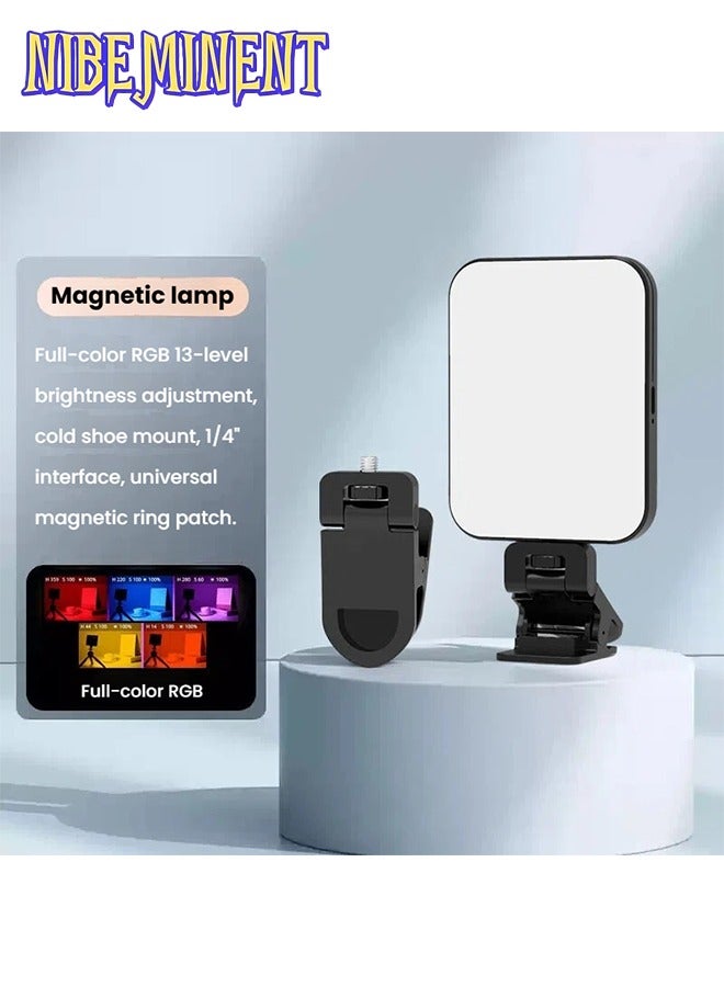 NIBEMINENT Magnetic Selfie Light, Rechargeable 60 LED Fill Light with Phone Clip/Cold Shoe, Adjusted 3 Light Modes Phone Light Clip for Magsafe, TikTok, Video Recording, Live Stream,Makeup, Camera, Laptop - Image 5