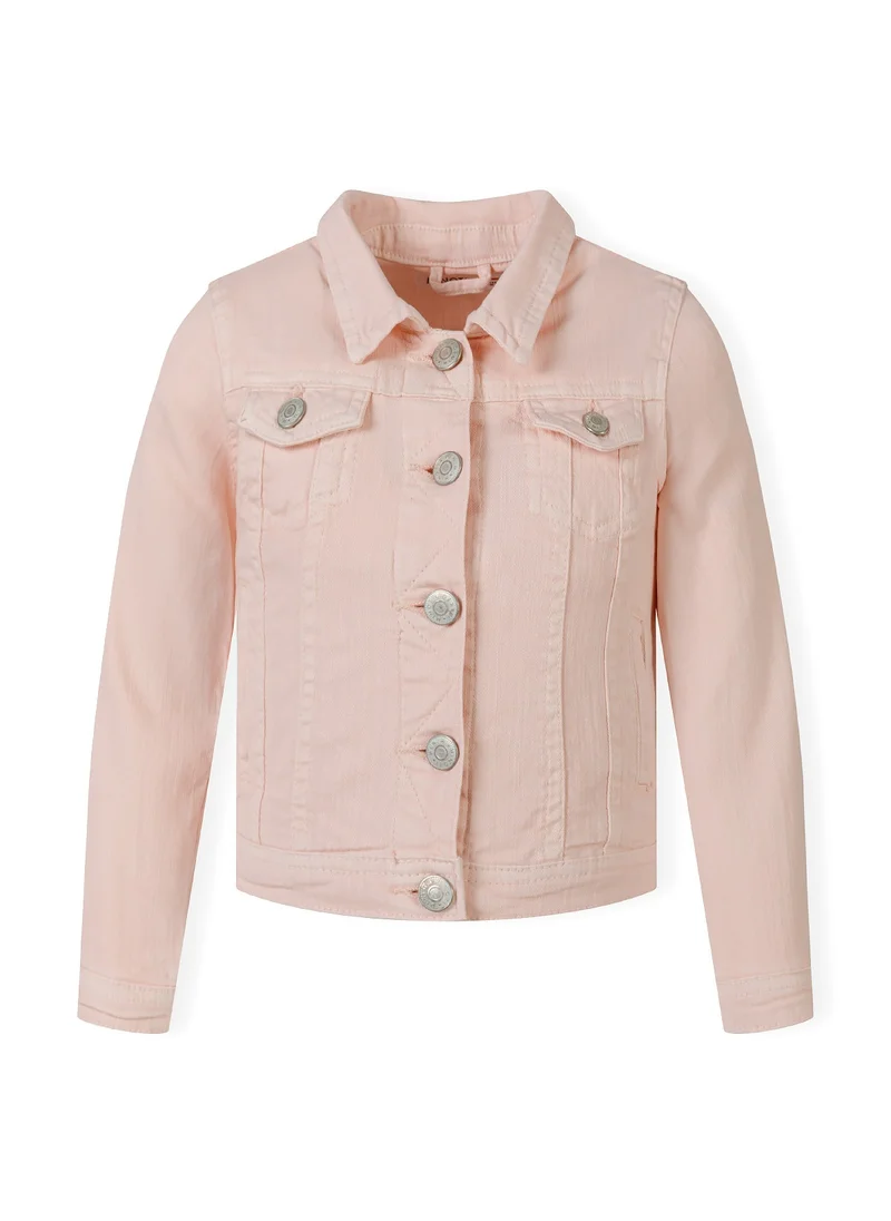MINOTI Kids Girls Pink Denim Jacket