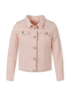MINOTI Kids Girls Pink Denim Jacket  - Image 1
