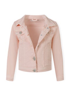 MINOTI Kids Girls Pink Denim Jacket  - Image 3