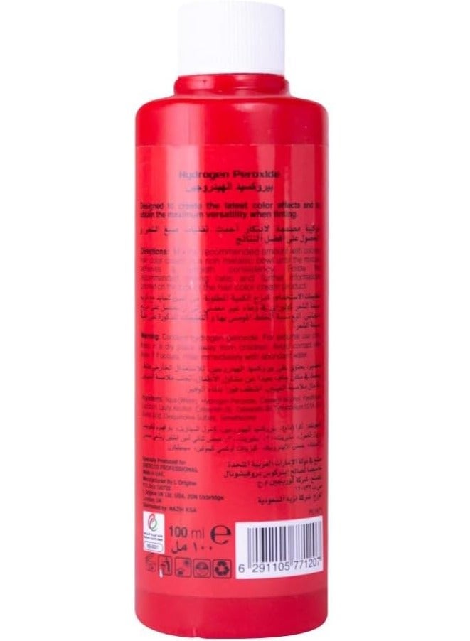 Enercos Coloray Hydrogen Peroxide 40 Volume 12% Strength Developer, Black Hair Coloring Agent, 100ml - Image 2