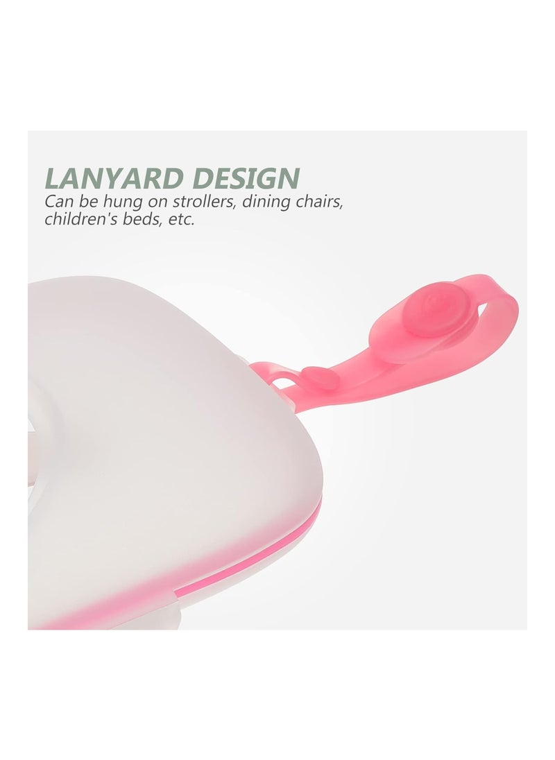 Healeved Baby Wipes Dispenser Refillable Container For Car Bathroom Living Room Pink  - Image 4