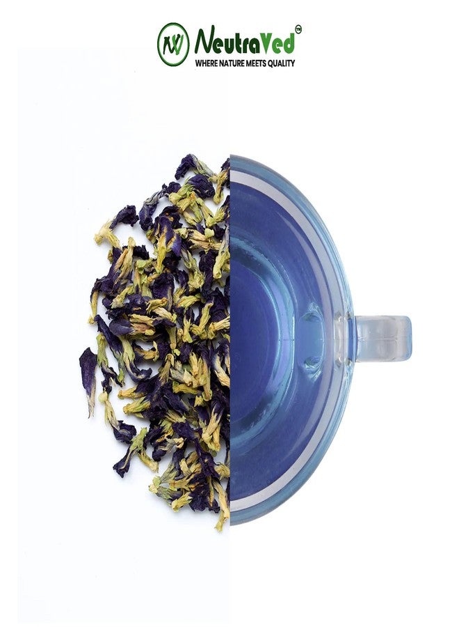 NeutraVed Butterfly Pea Flower - 40 Tea Bags | Butterfly Pea Flower Tea | Blue Pea | Blue Herbal Tea | Reusable Zipper Pouch - 40 Pec Pack of 1 - Image 4