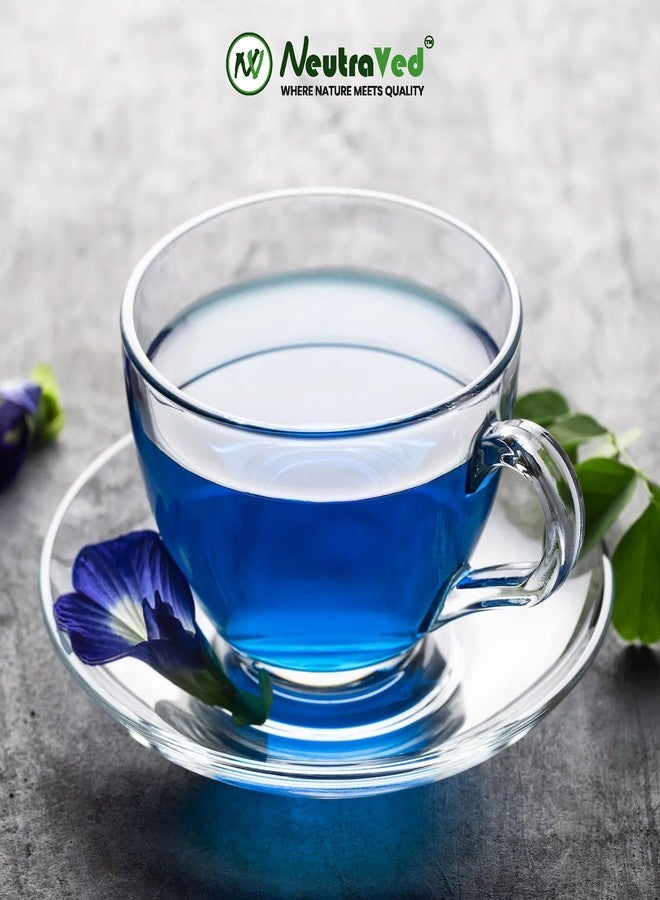 NeutraVed Butterfly Pea Flower - 40 Tea Bags | Butterfly Pea Flower Tea | Blue Pea | Blue Herbal Tea | Reusable Zipper Pouch - 40 Pec Pack of 1 - Image 3