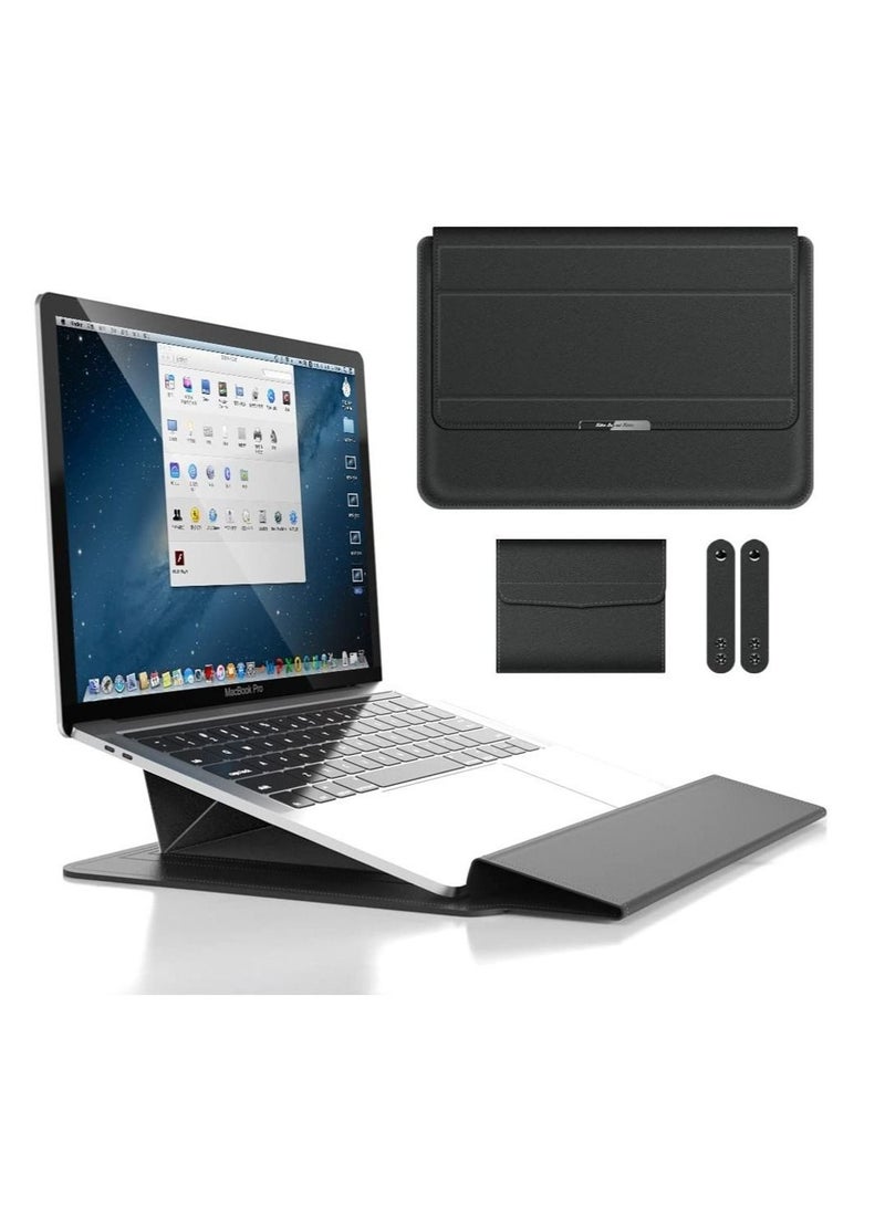 Captaintech 13-14 Inch Laptop Sleeve Bag Universial 2 in 1 Inner Sleeve with Stand Function Portable Waterproof Laptop Case - Image 1