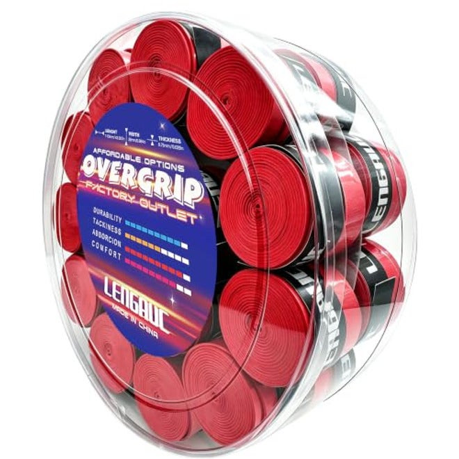 Tacky Overgrips,Tennis/Badminton/Pickleball/Paddle 30/60 Pack Grip Tape - Image 2