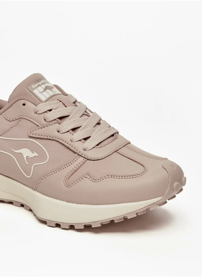 كانغاروس Women's Panelled Lace-Up Sports Shoes