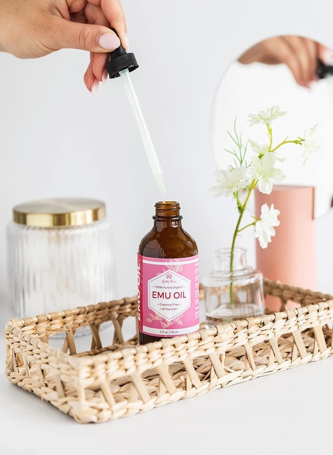 Leven Rose Emu Oil, 100% Pure Natural Hair Strengthener Anti Aging Skin Moisturizer 4 oz - Image 3