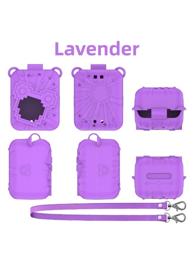 Generic - Suitable For Bitzee 3 Generation Interactive Toy Pet Machine Silicone Protective Cover Latest Version Conjoined Shell-Product Color:Lilac (c54) - Image 1