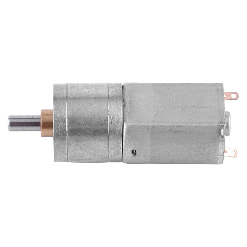 High Torque DC Motor with Full Metal Gears 12V 200RPM for Reduction Geared Motor Fans - Image 2
