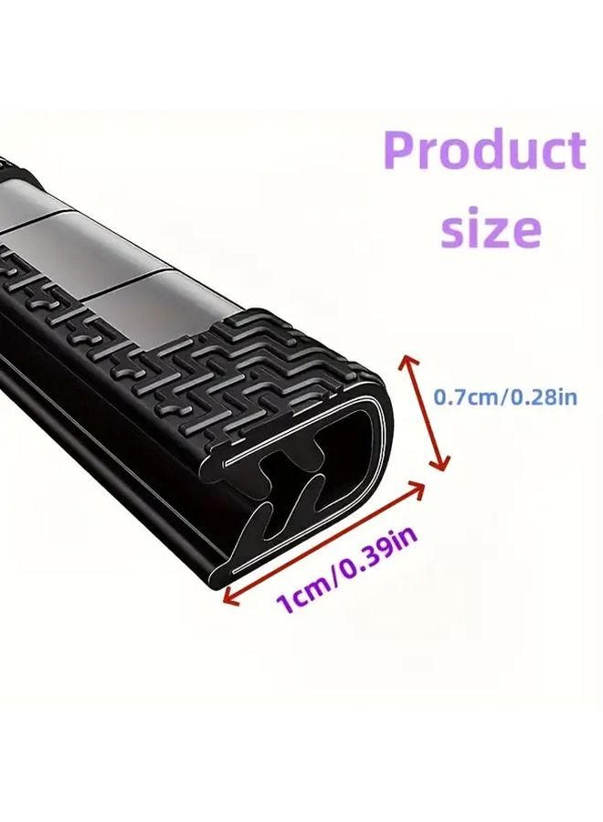 Red 3m Car Edge Protector Durable Synthetic Rubber Scratch Guard for All Vehicles Easy - Image 3