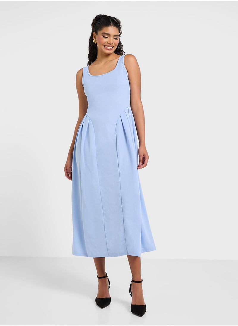 ELLA Sleeveless Dress With Princess Waist Cut  - Image 1