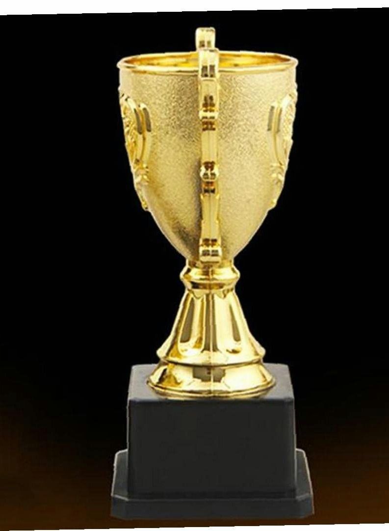 Y&D Trophies,Gold Plastic Trophy Cup Winner Medals for Kid Party Sports Awards Bag Fillers - Image 3