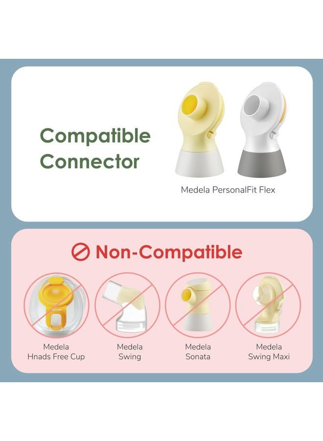 Maymom Tubing Compatible with Pump in Style Maxflow Pro Pro+ Breast Pump. Not Original Medela Pump Parts Replacement Tubing Replace Medela Tubing. Work with Medela PersonalFit Connector. - Image 5