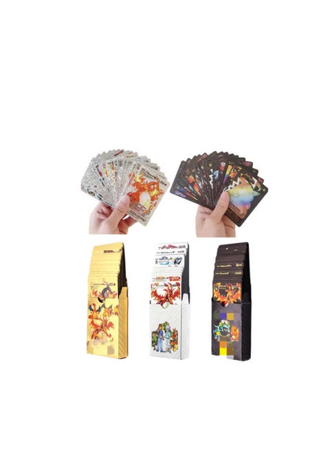 3 colors (55 gold, 55 silver, 55 black, 165 total) regular card game