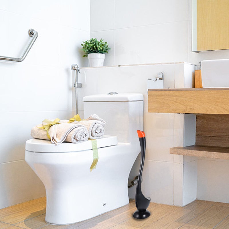 🚽 فرشاة مرحاض مع قاعدة شعيرات ناعمة لتنظيف بدون خدوش مناسبة للاستخدام في الفنادق - Image 4