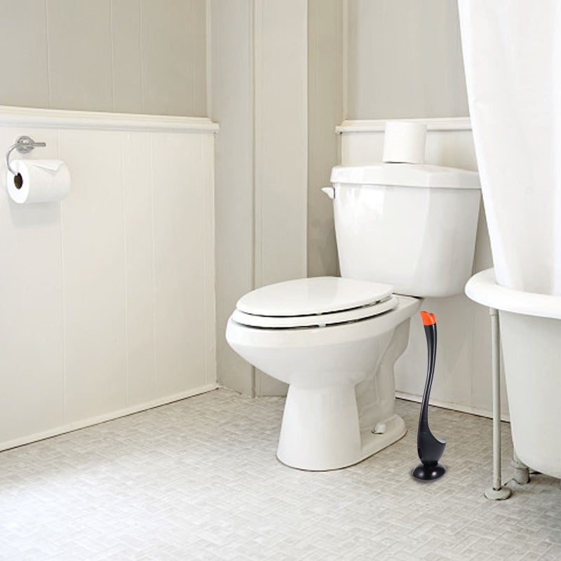 🚽 فرشاة مرحاض مع قاعدة شعيرات ناعمة لتنظيف بدون خدوش مناسبة للاستخدام في الفنادق - Image 5