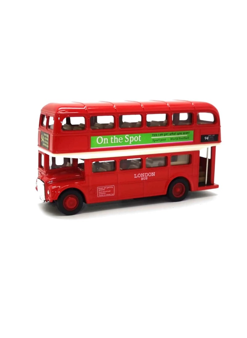 Welly WELLY DIE-CAST 1:43 METAL DIE DOUBLE DECKER LONDON BUS 