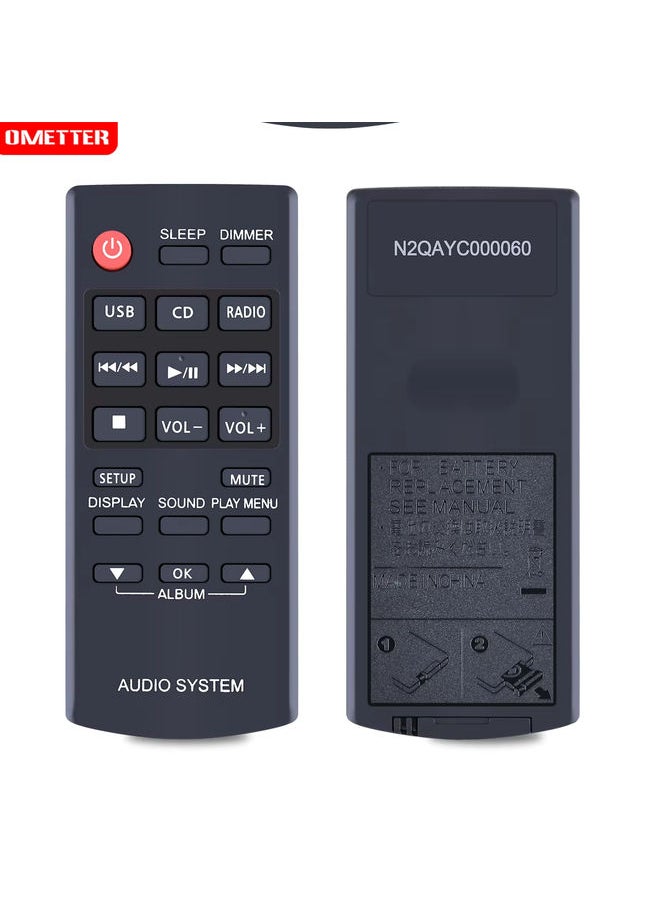 NEW Origianl N2QAYC000060 Remote Control For PANASONIC AUDIO SYSTEM for SC-HC17EB-K SC-HC18 Fernbedienung