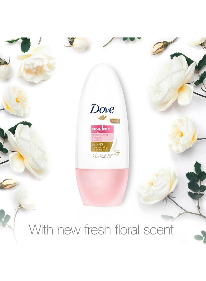 Dove Even Tone Antiperspirant Deodorant Roll On For Women 50ml - Image 3
