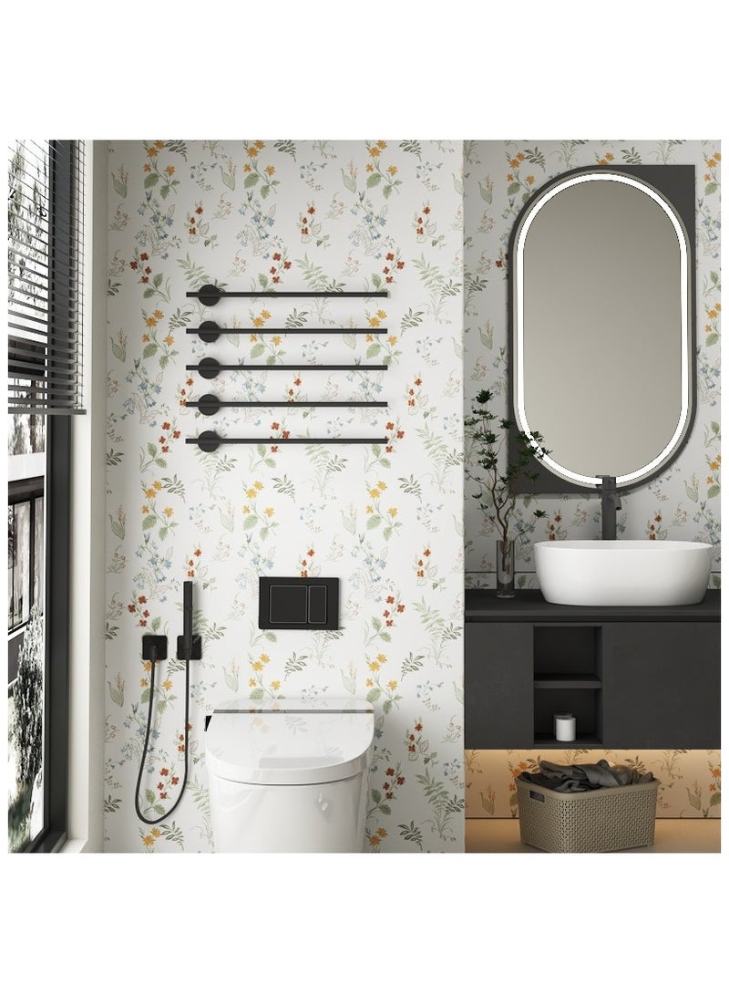 آنا ورق جدران ذاتي اللصق مقاوم للرطوبة والزيوت وصديق للبيئة مع نقوش ملونة لتزيين المنزل - Image 3