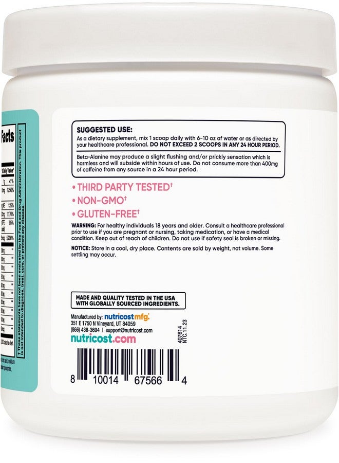 مسحوق نيوتريكوست قبل التمرين للنساء، بنكهة التوت الأزرق، 30 وجبة - Image 4