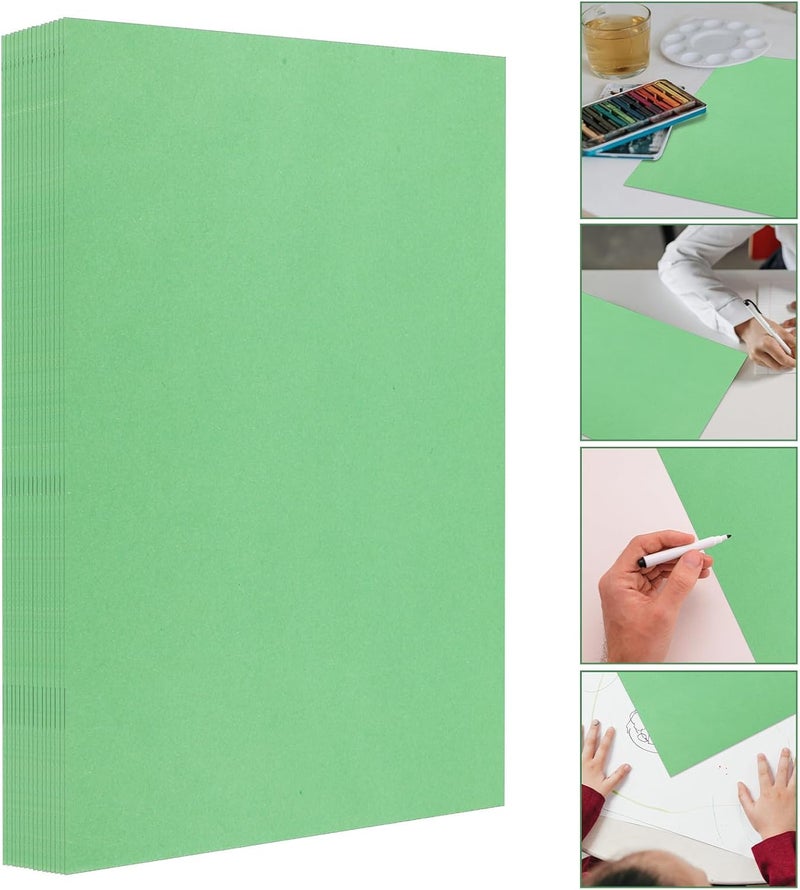 100 Sheets Folding Paper for Origami Crafts Thick Decorative Printing Paper in Deep Green Suitable for DIY Handmade Art Projects Party and Office Decoration - Image 4