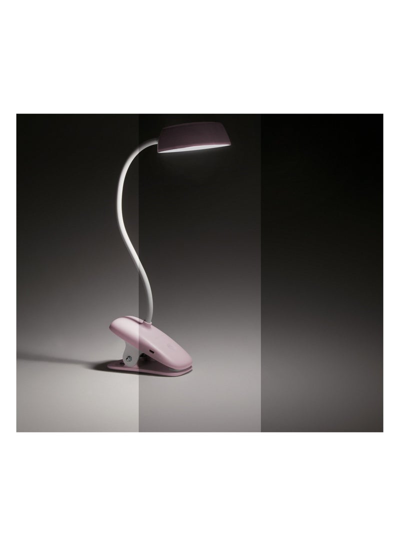 Philips LED Desk Light Donutclip Pink 2.3W 4000K 180lm - Image 2
